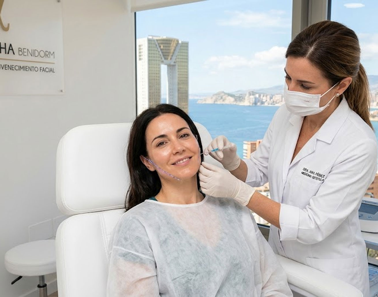 Hilo tensor de estética facial en Benidorm