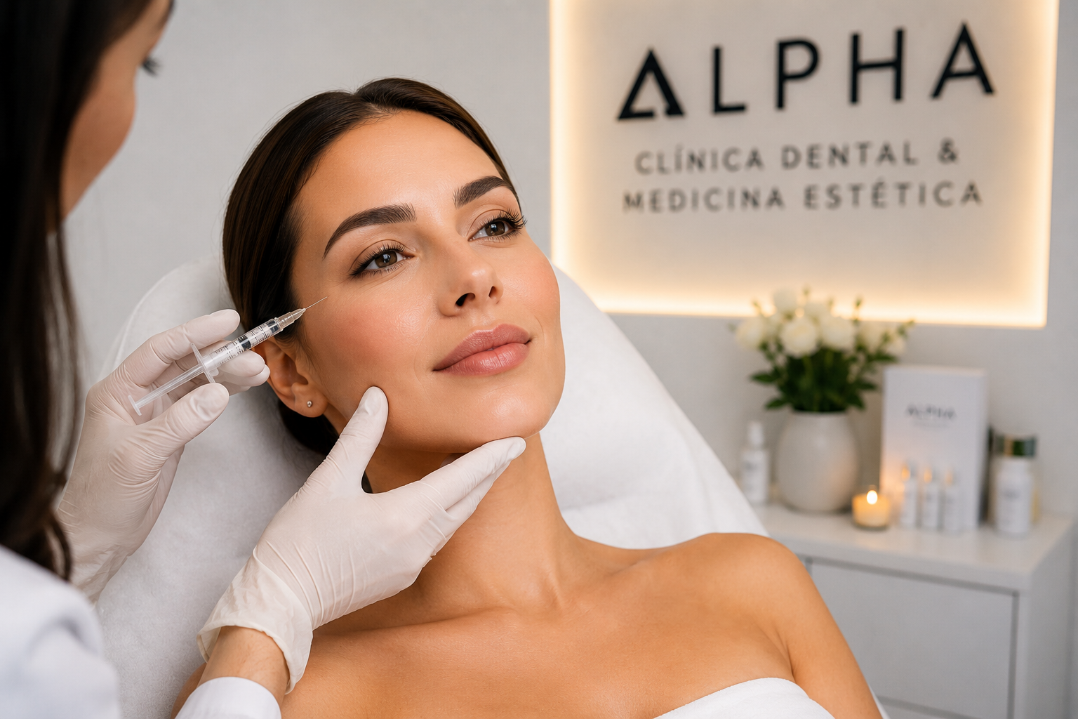 Tratamiento facial rejuvenecedor realizado por especialista